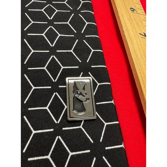 Makobi Mens Red Colorblock Geometric Tracksuit Set 2 Piece Shirt Pants 4XB NWT - Picture 8 of 16